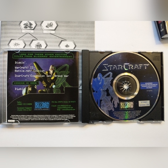 StarCraft Big Box PC Game, CIB Plus Strategy Guide - Picture 3 of 12